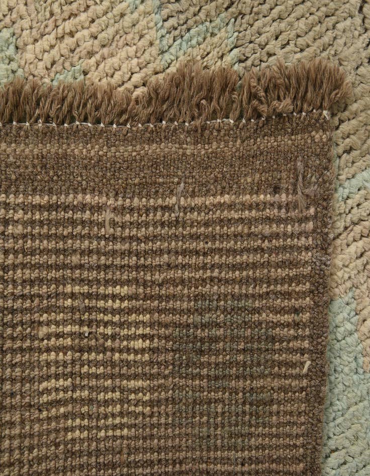 Detail image of  8' 7 x 10' 5  Hand Knotted Oushak Wool Rug