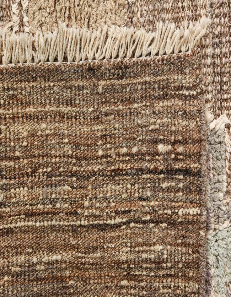 Detail image of  9' 1 x 12' 4  Hand Knotted Oushak Wool Rug