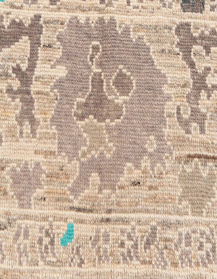 Detail image of  8' 6 x 10' 6  Hand Knotted Oushak Wool Rug