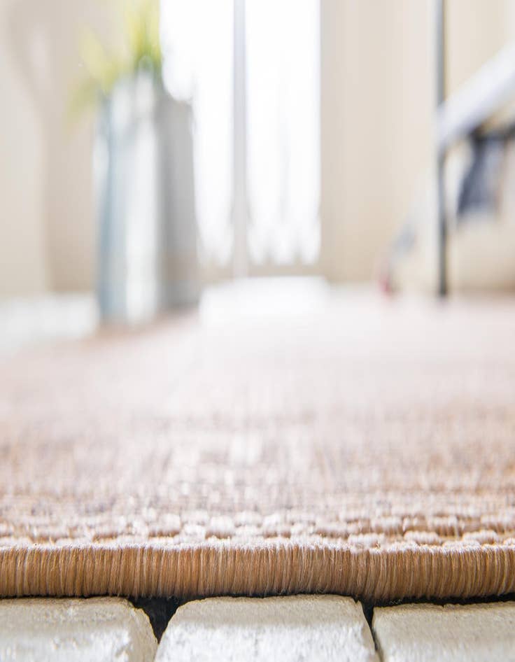 Detail image of  2' 2 x 3'  Washable Border Indoor / Outdoor Rug