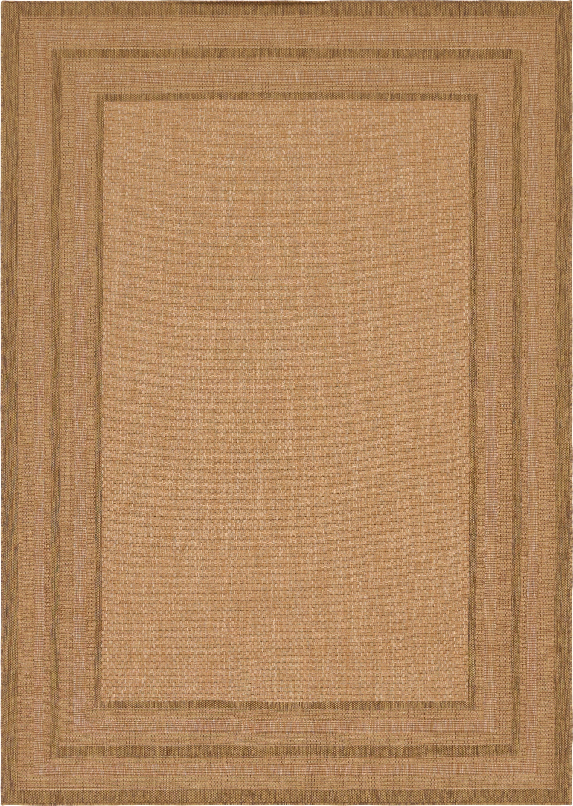  8' x 11' 4  Washable Border Indoor / Outdoor Rug