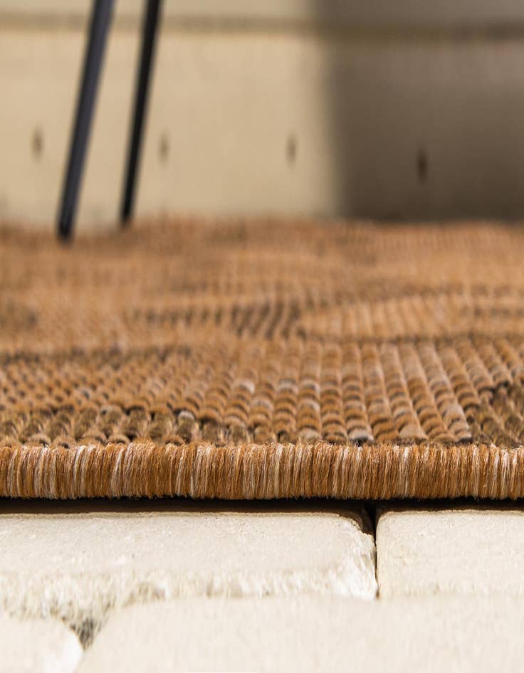 Detail image of  7' x 10'  Washable Botanical Indoor / Outdoor Rug