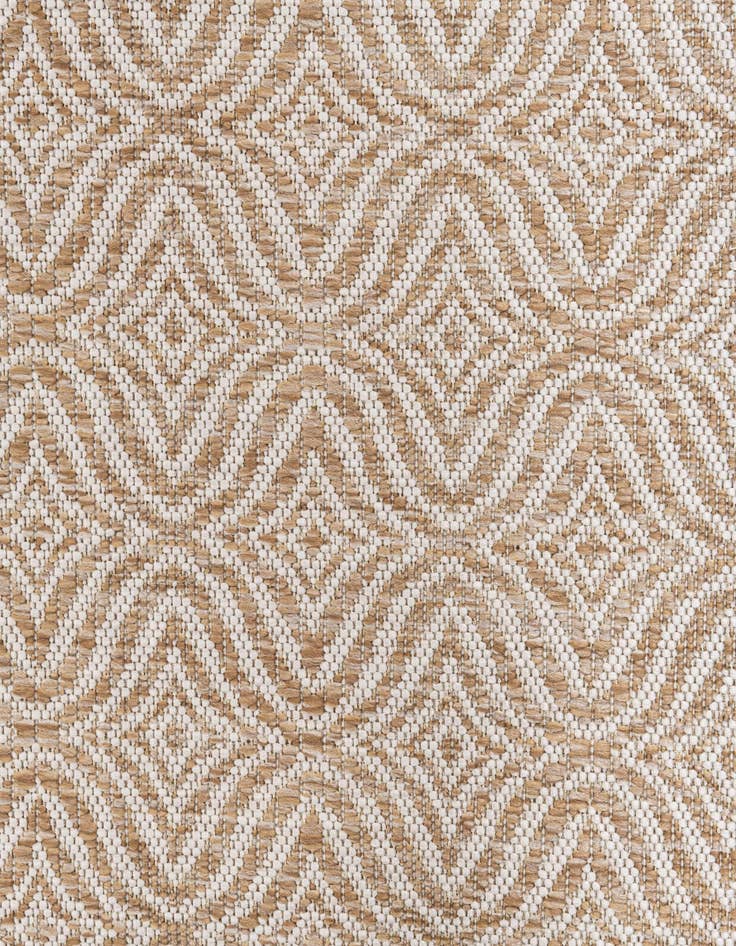 Detail image of  7' 6 x 12'  Washable Lattice Indoor / Outdoor Rug