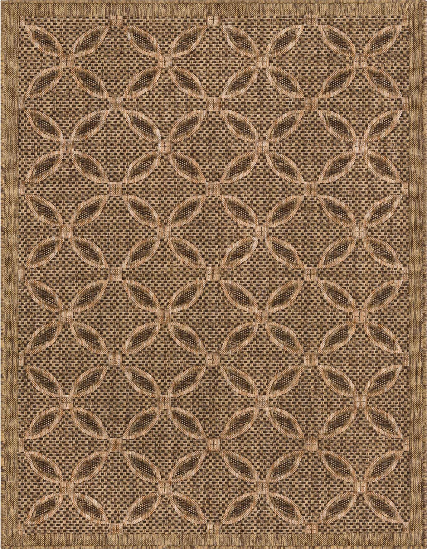 Primary image  4' x 6'  Washable Lattice Indoor / Outdoor Rug