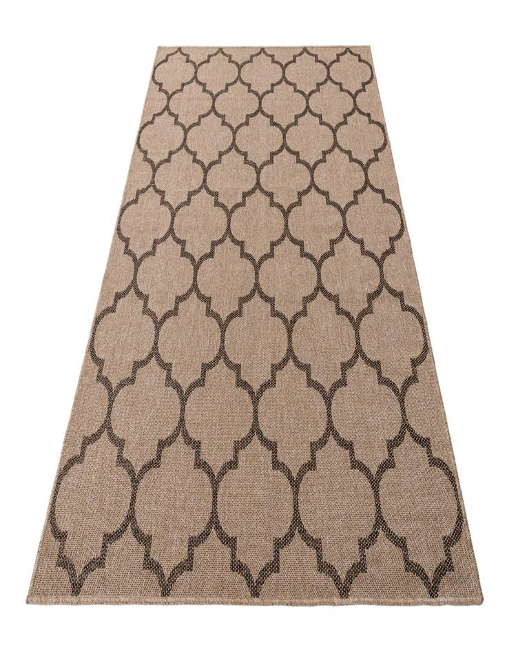 Detail image of  5' 2 x 7' 6  Washable Modern Indoor / Outdoor Rug