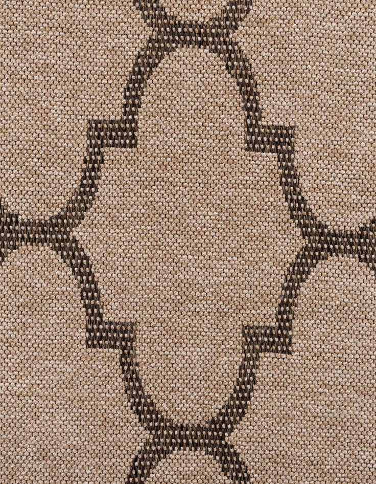 Detail image of  5' 2 x 7' 6  Washable Modern Indoor / Outdoor Rug