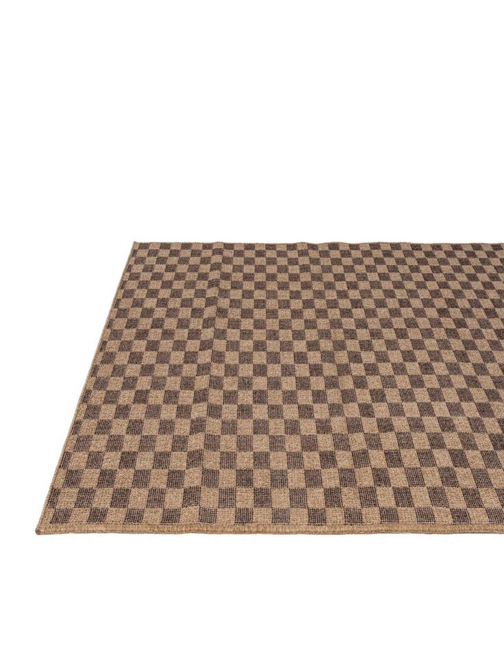 Detail image of 5' 4 x 7' 7 Washable Modern Indoor / Outdoor Rug