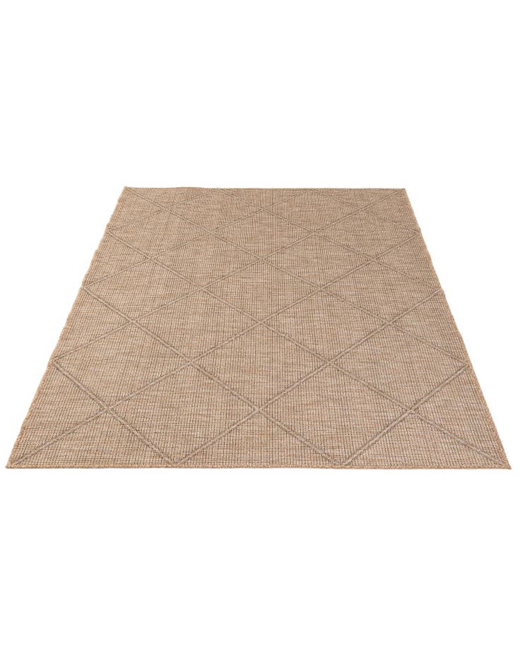 Detail image of  5' 3 x 7' 5  Washable Modern Indoor / Outdoor Rug