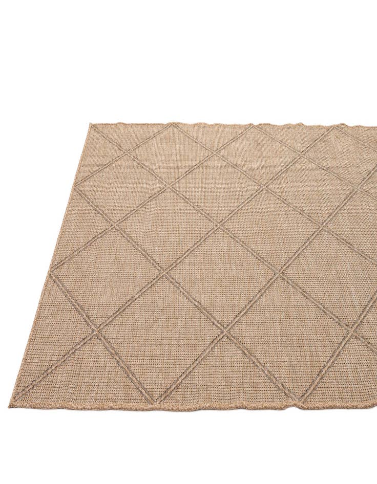 Detail image of  5' 3 x 7' 5  Washable Modern Indoor / Outdoor Rug