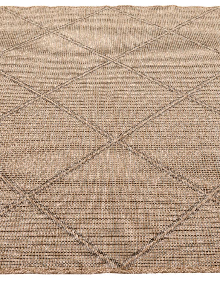 Detail image of  5' 3 x 7' 5  Washable Modern Indoor / Outdoor Rug