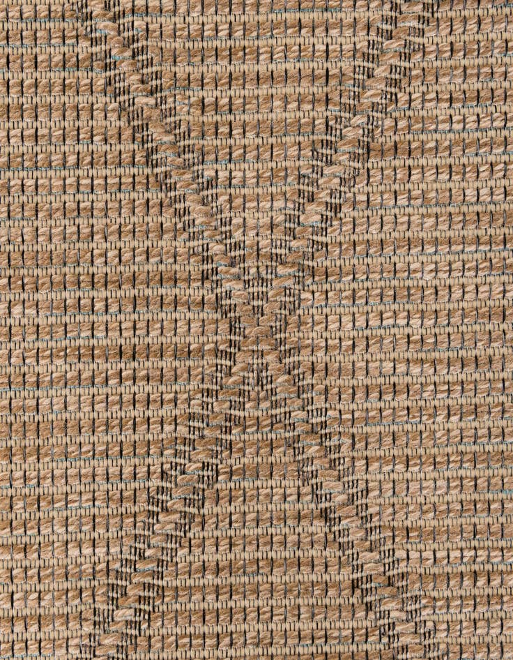 Detail image of  5' 3 x 7' 5  Washable Modern Indoor / Outdoor Rug