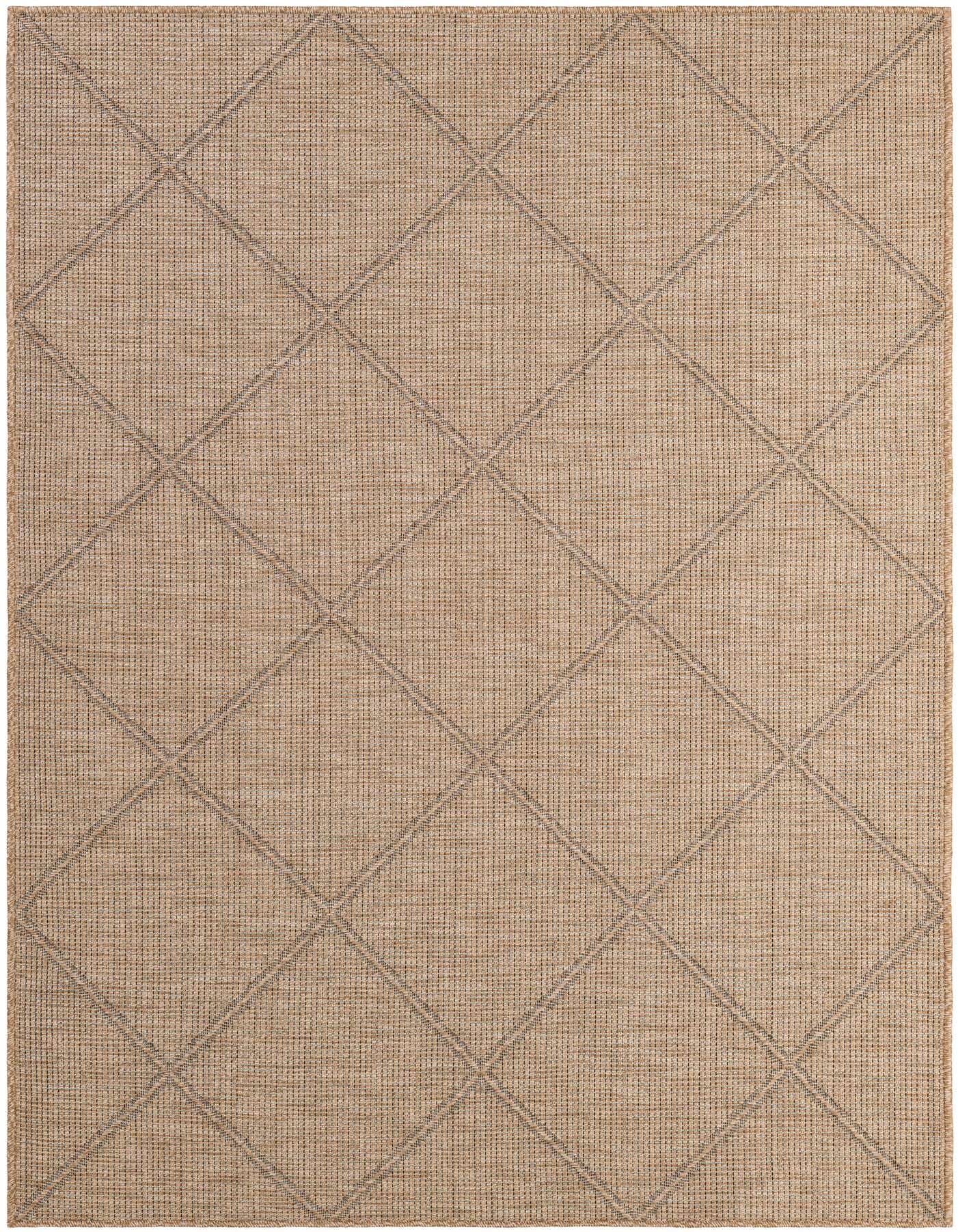 Primary image  5' 3 x 7' 5  Washable Modern Indoor / Outdoor Rug