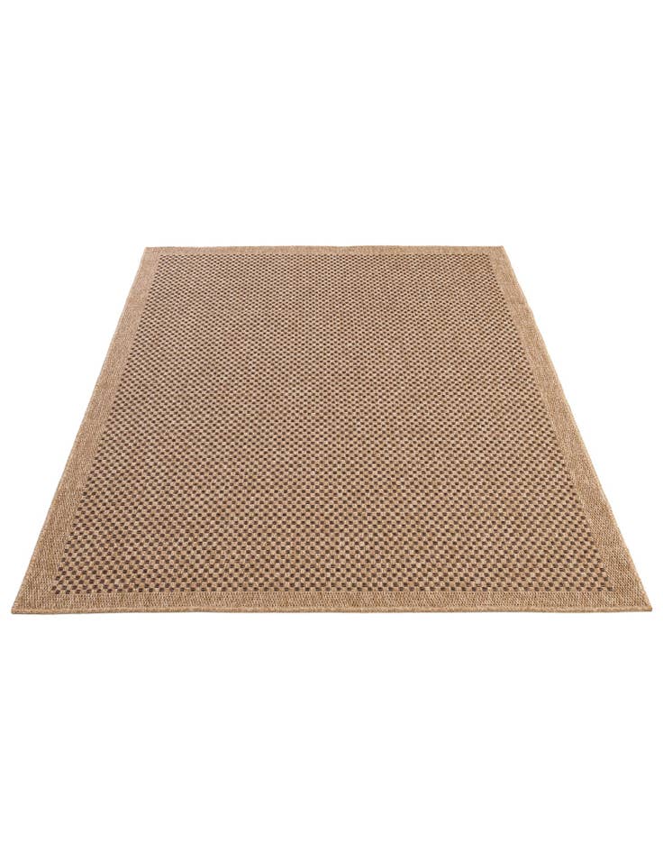 Detail image of  4' 10 x 7' 3  Washable Modern Indoor / Outdoor Rug