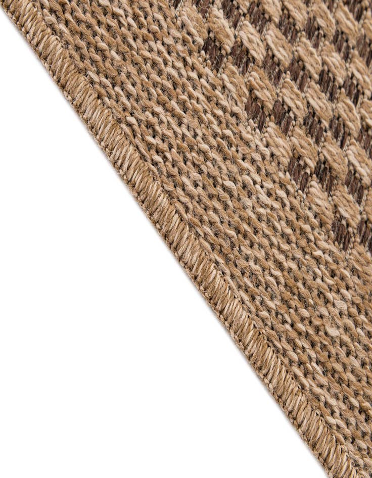 Detail image of  4' 10 x 7' 3  Washable Modern Indoor / Outdoor Rug