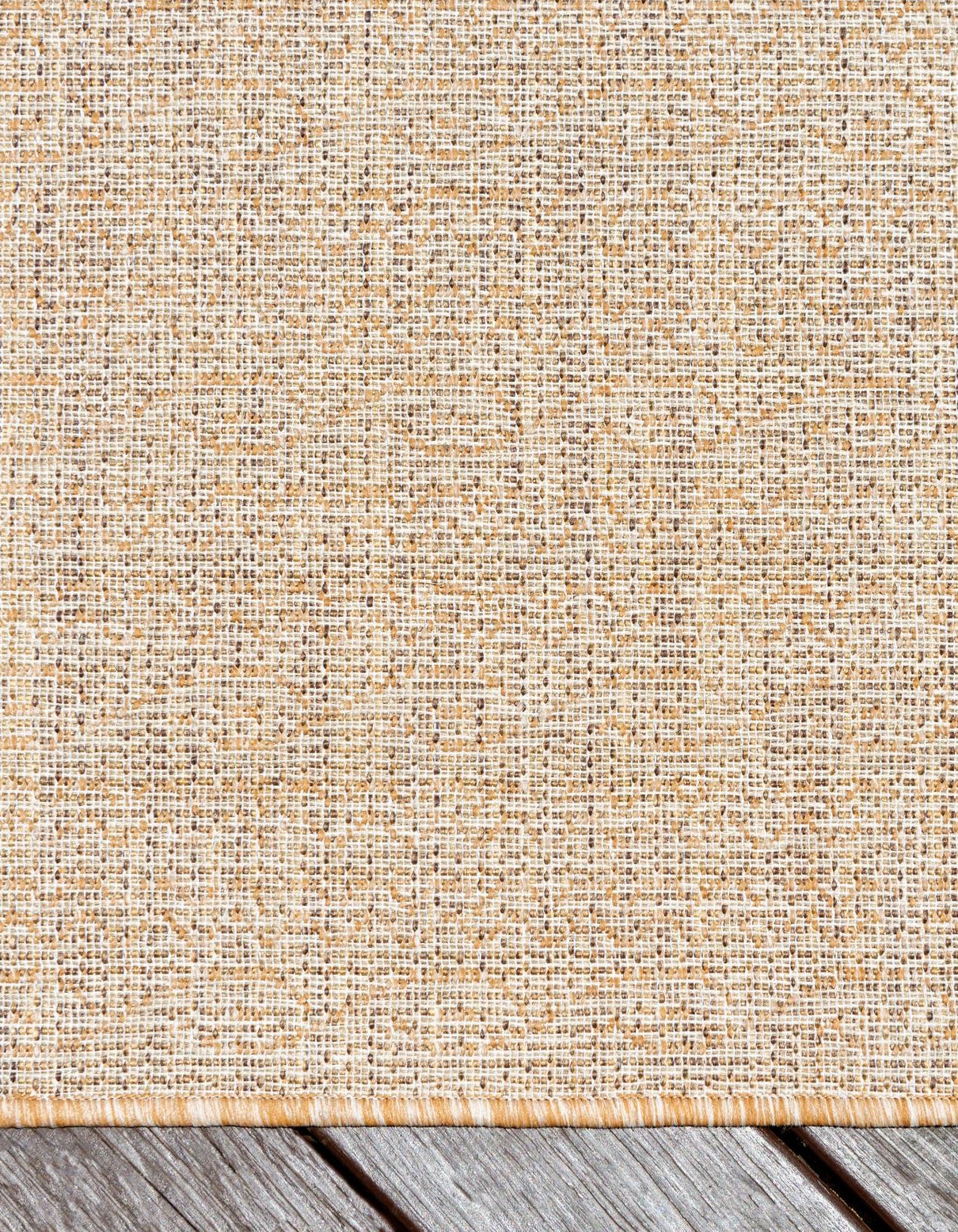 Light Brown 5' 3 x 8' Modern Indoor / Outdoor Rug | Rugs.com