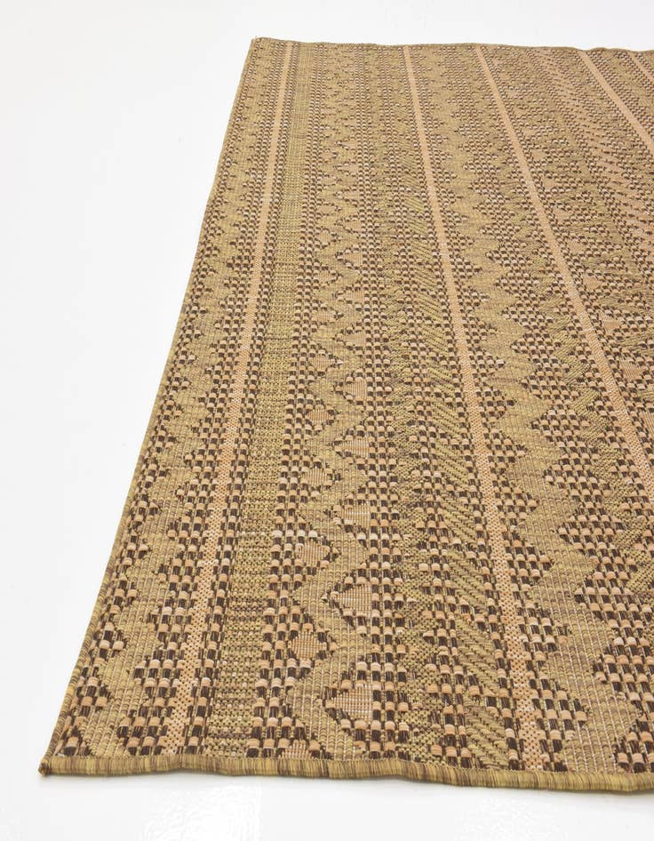 Detail image of  7' x 10'  Washable Modern Indoor / Outdoor Rug