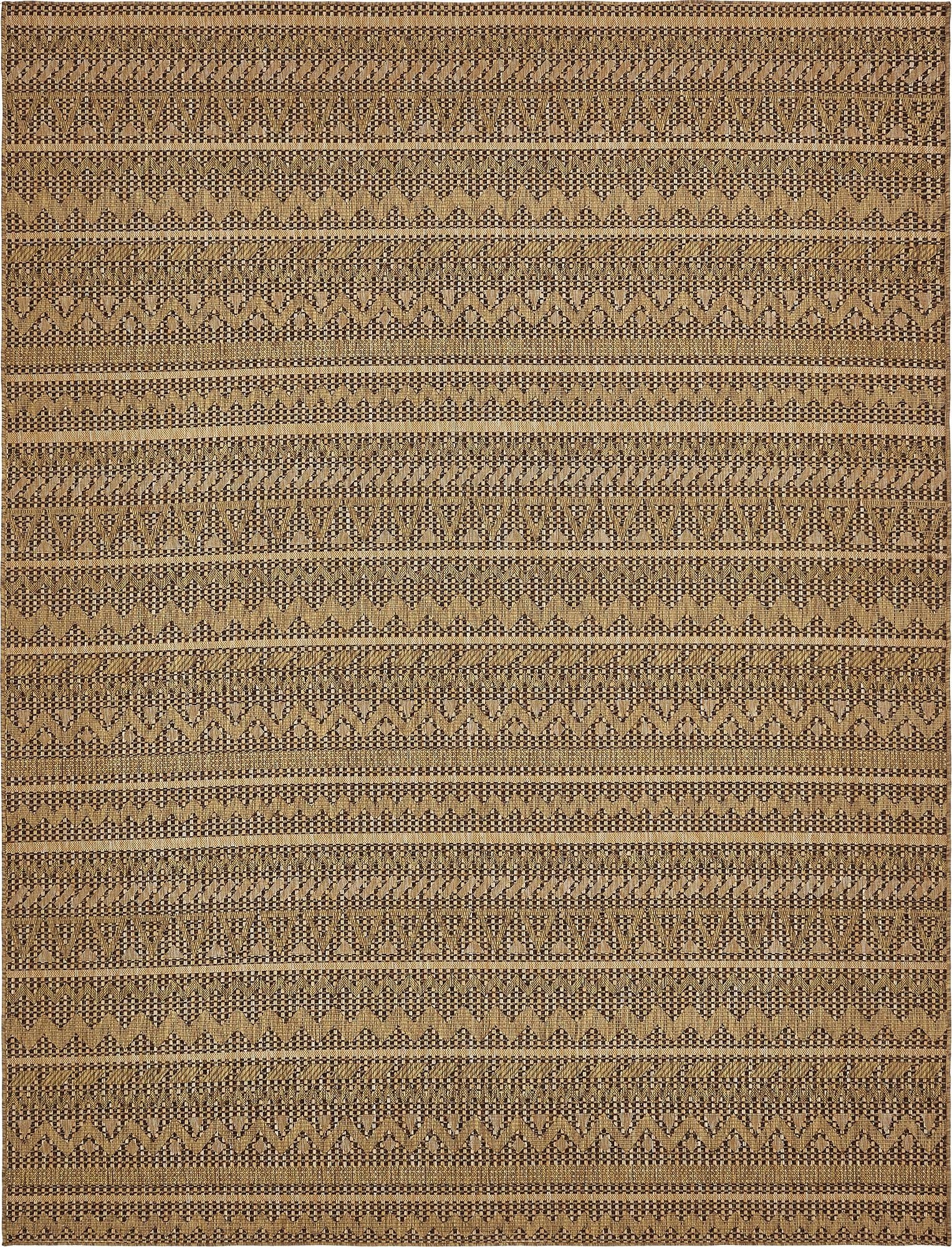 9' x 12'  Washable Modern Indoor / Outdoor Rug