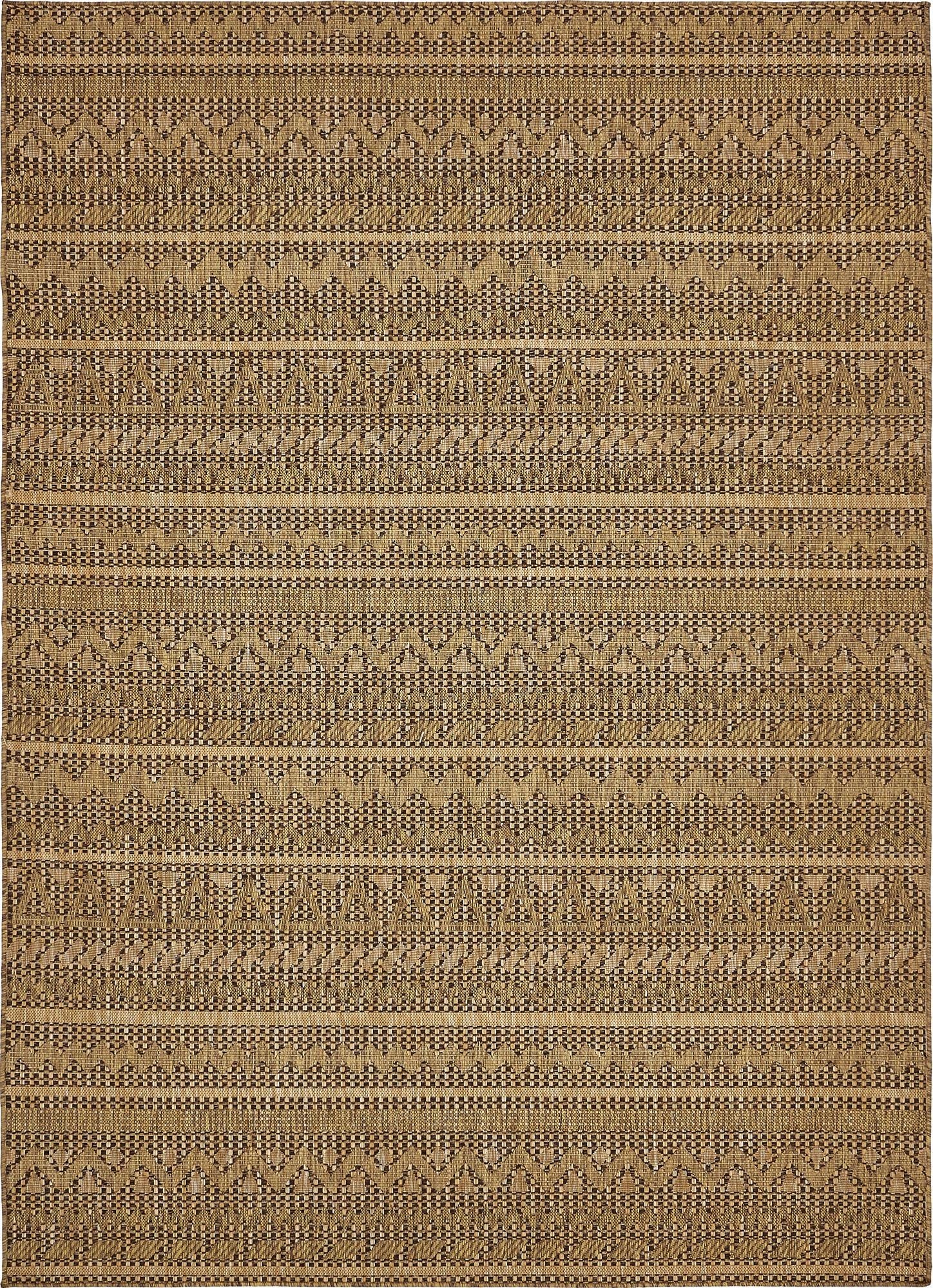  7' x 10'  Washable Modern Indoor / Outdoor Rug