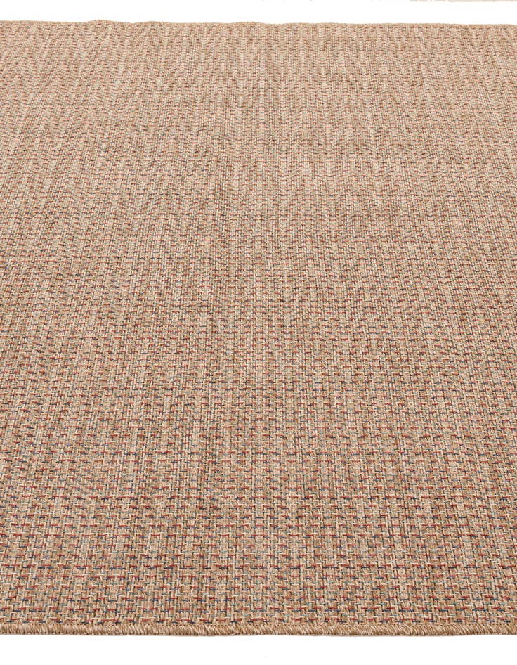 Detail image of  5' 2 x 7' 5  Washable Solid Indoor / Outdoor Rug