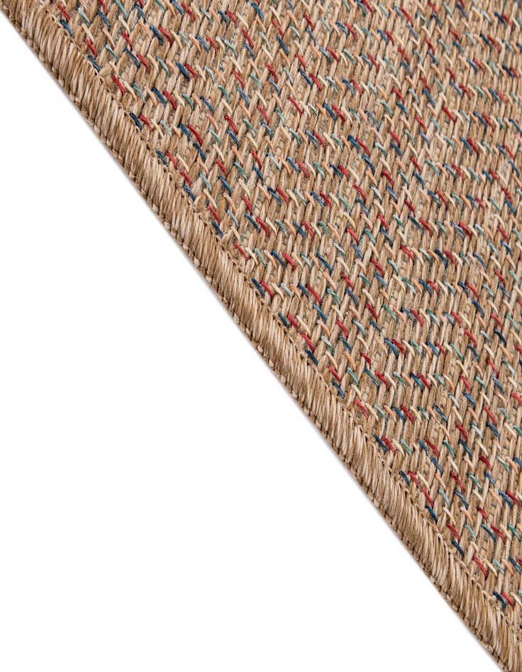 Detail image of  5' 2 x 7' 5  Washable Solid Indoor / Outdoor Rug