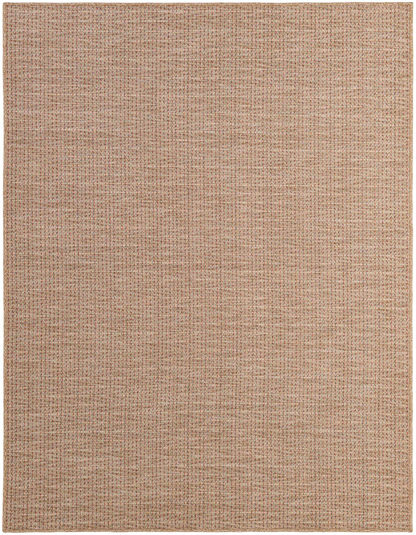 Primary image  5' 2 x 7' 5  Washable Solid Indoor / Outdoor Rug