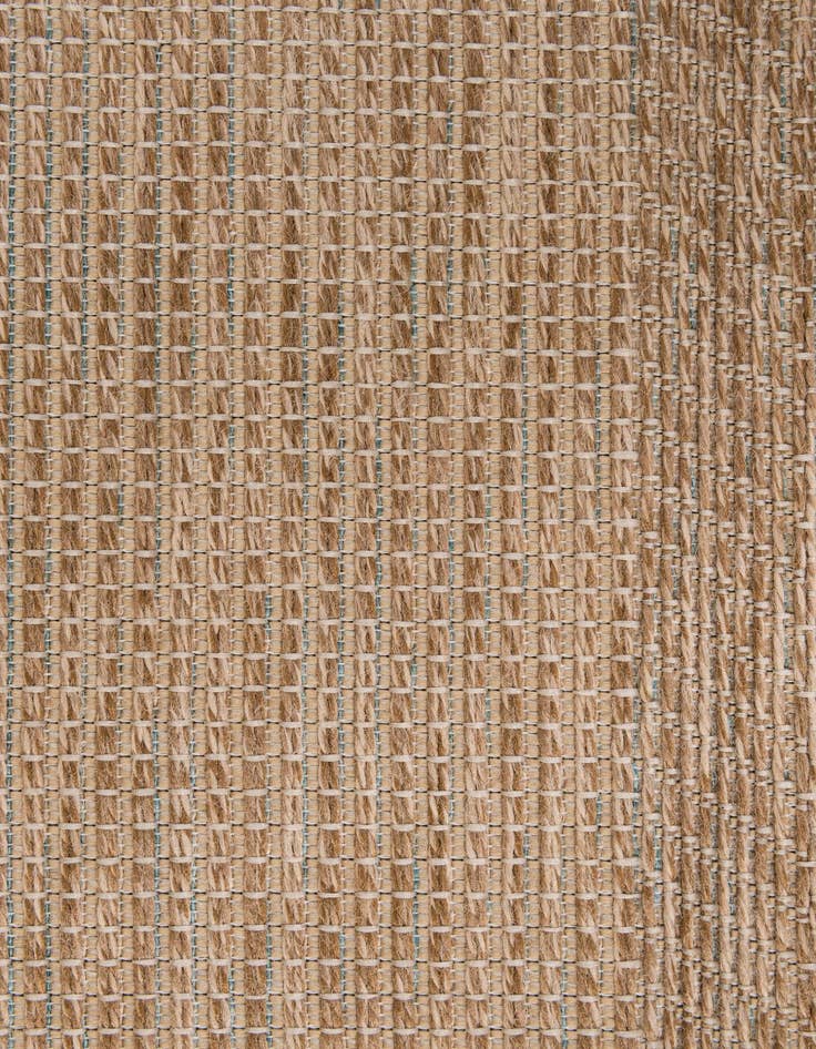 Detail image of  5' 3 x 7' 6  Washable Solid Indoor / Outdoor Rug