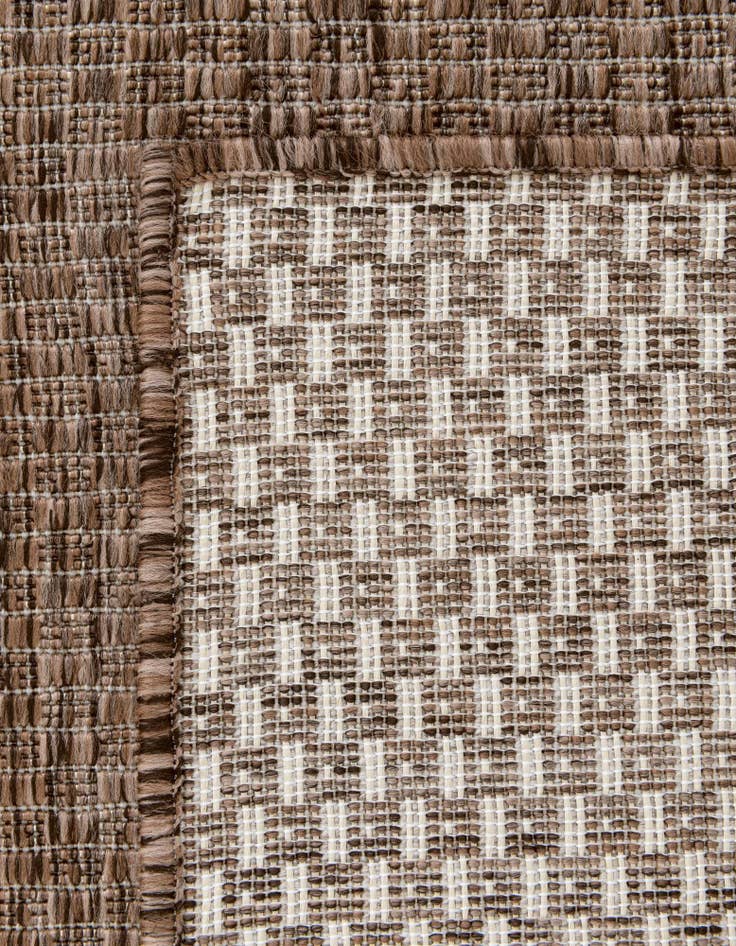 Detail image of  4' x 6'  Washable Solid Indoor / Outdoor Rug