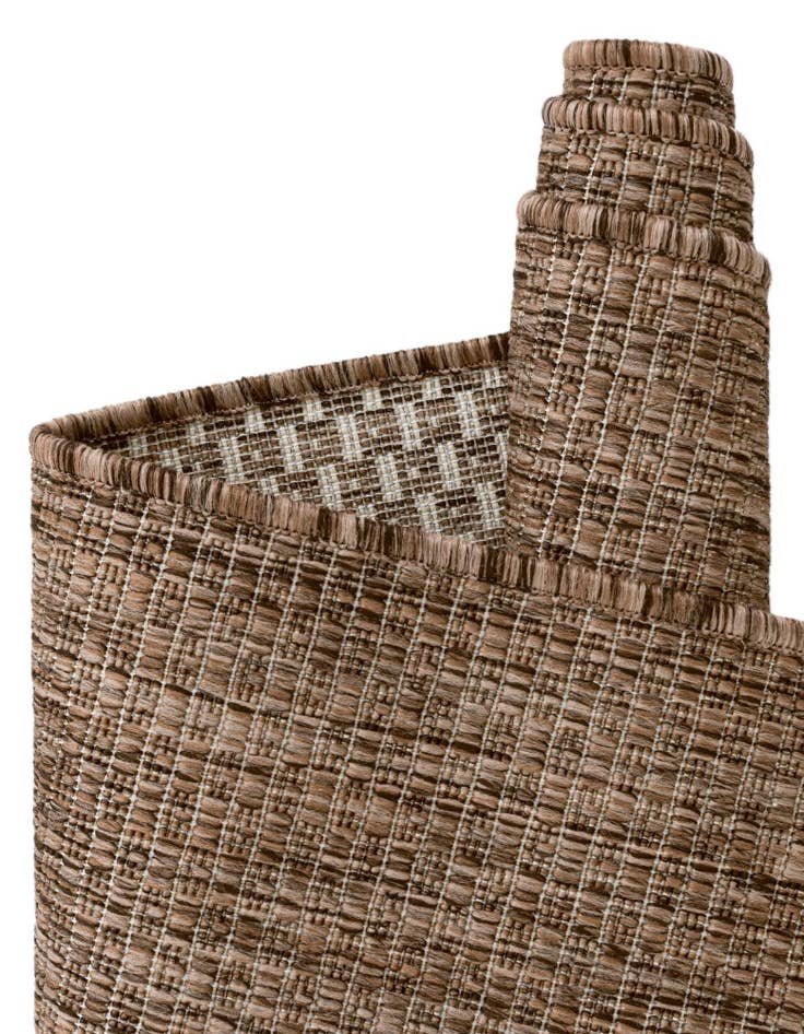 Detail image of  4' x 6'  Washable Solid Indoor / Outdoor Rug