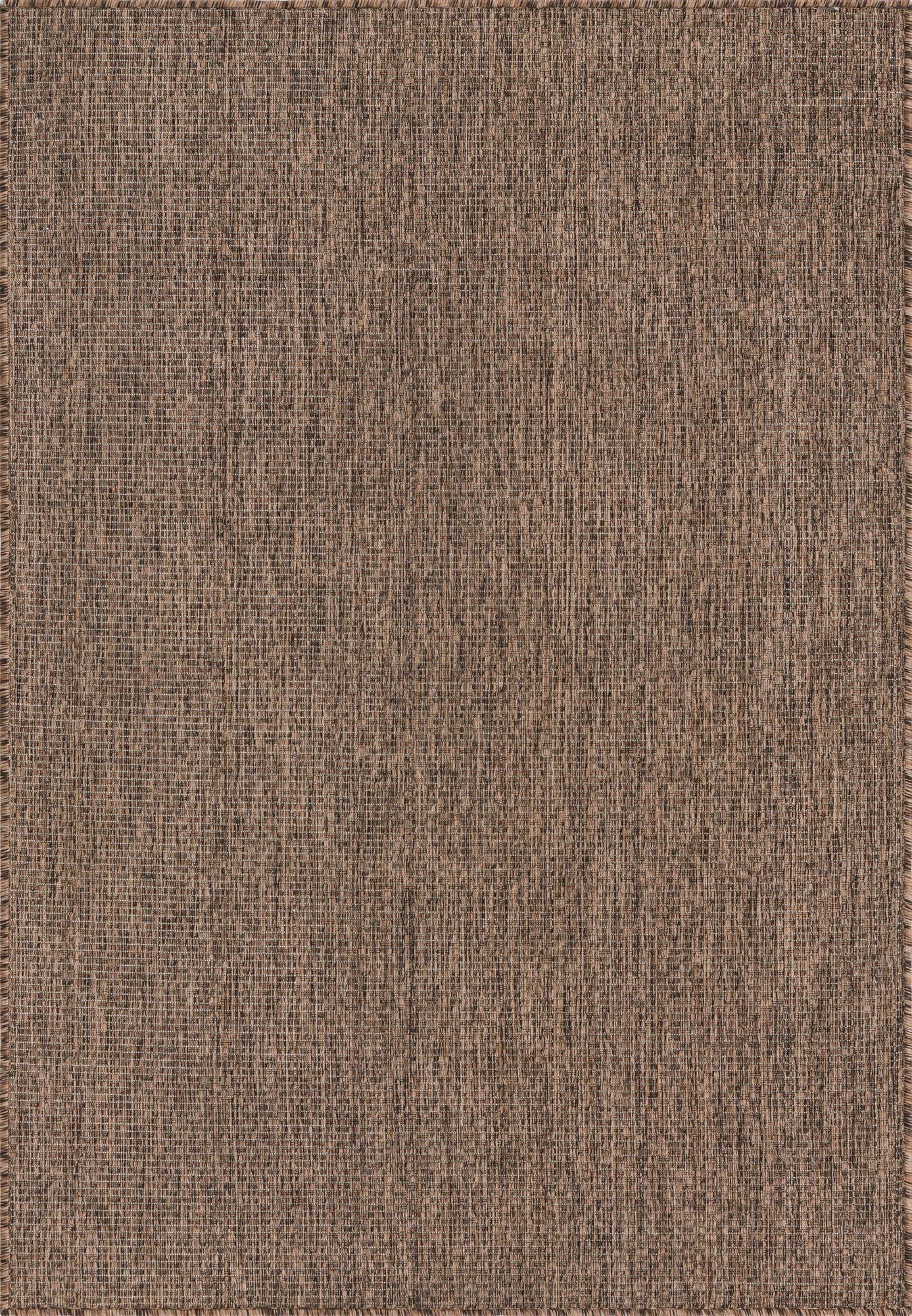  4' x 6'  Washable Solid Indoor / Outdoor Rug