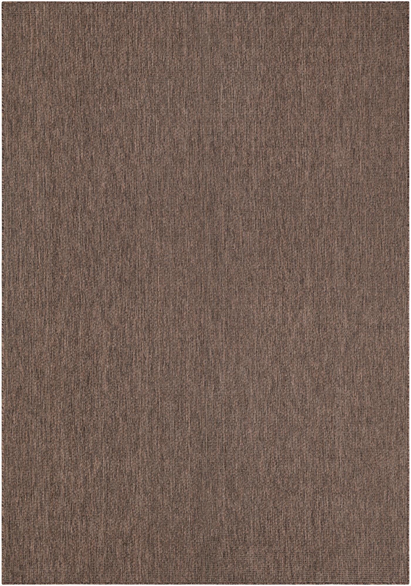  7' 10 x 11'  Washable Solid Indoor / Outdoor Rug