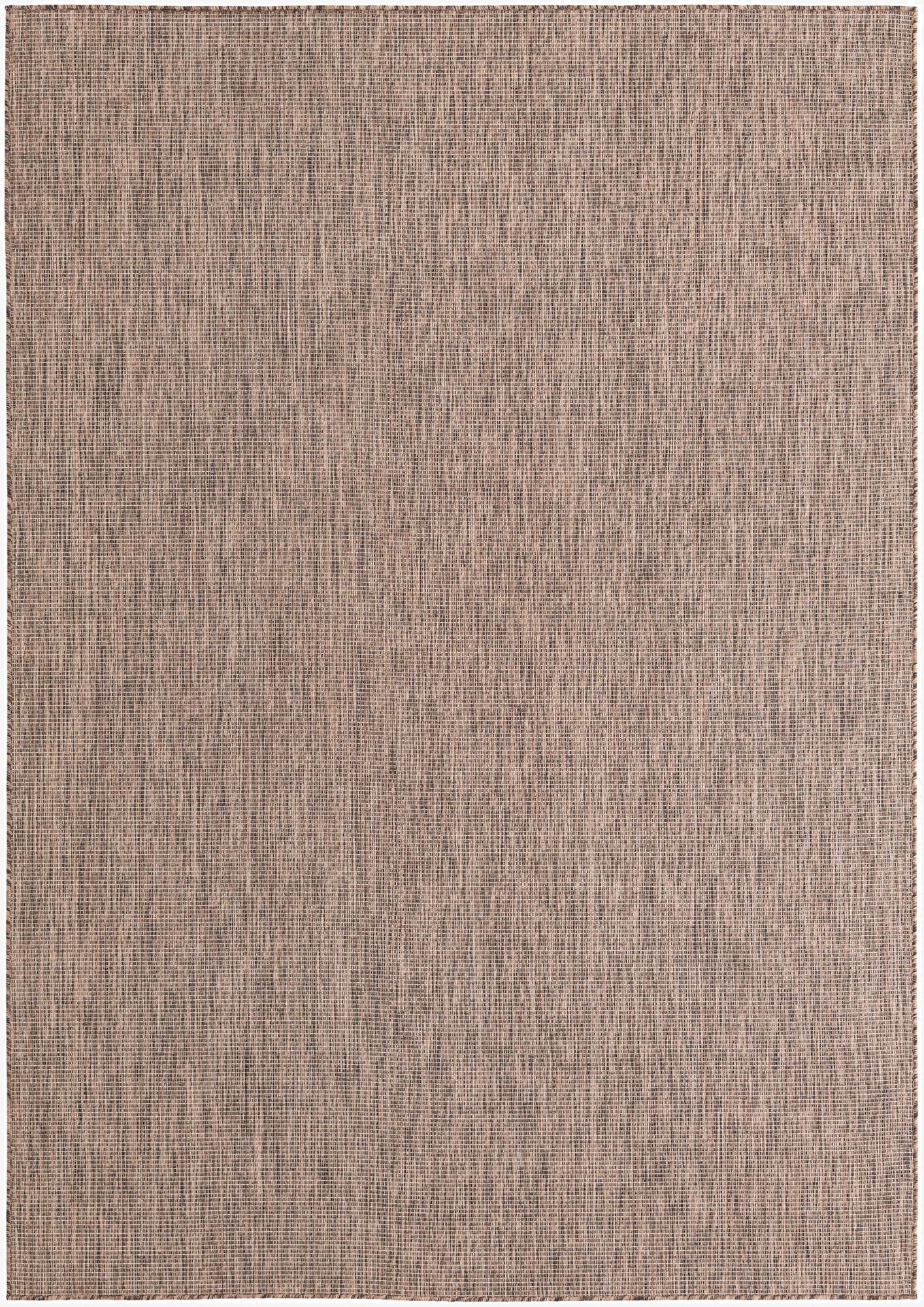  7' x 10'  Washable Solid Indoor / Outdoor Rug