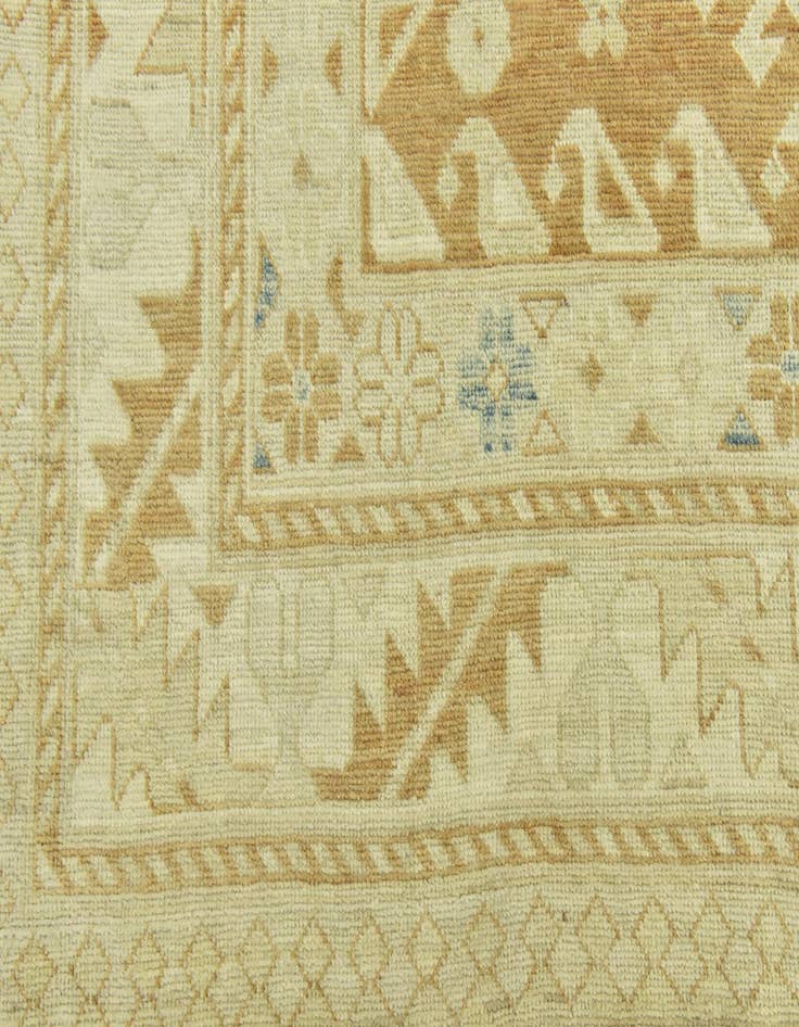 Detail image of  9' 6 x 12' 6  Hand Knotted Peshawar Ziegler Wool Rug