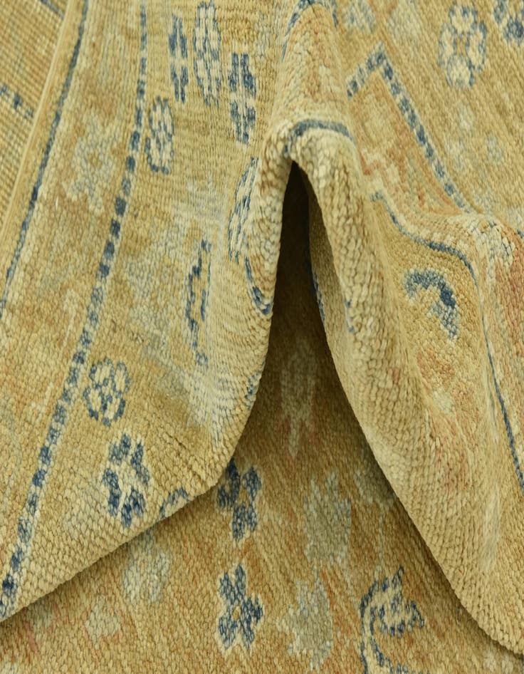 Detail image of  8' 5 x 9' 10  Hand Knotted Peshawar Ziegler Rug