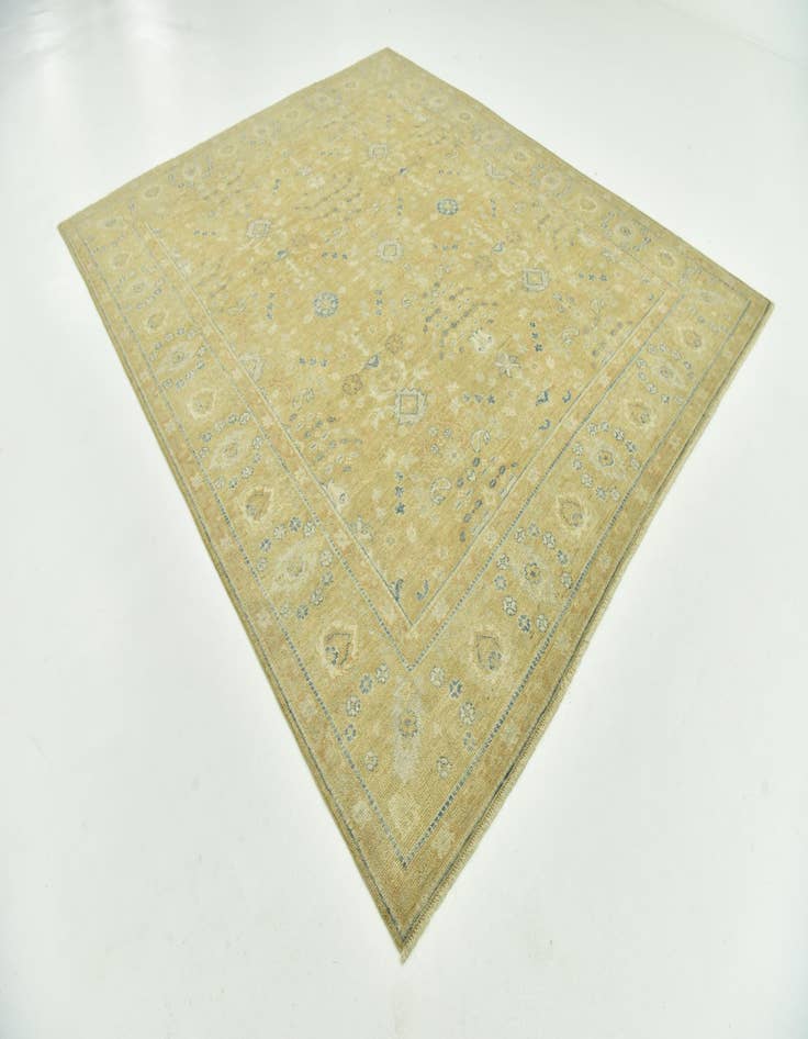 Detail image of  8' 5 x 9' 10  Hand Knotted Peshawar Ziegler Rug