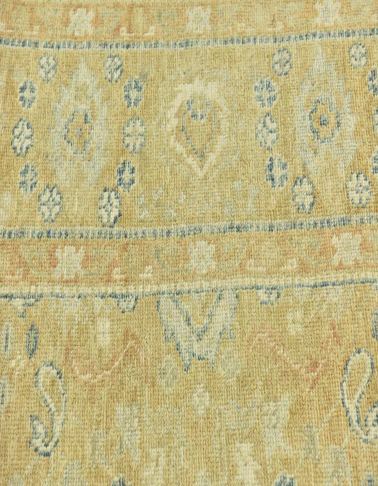 Detail image of  8' 5 x 9' 10  Hand Knotted Peshawar Ziegler Rug