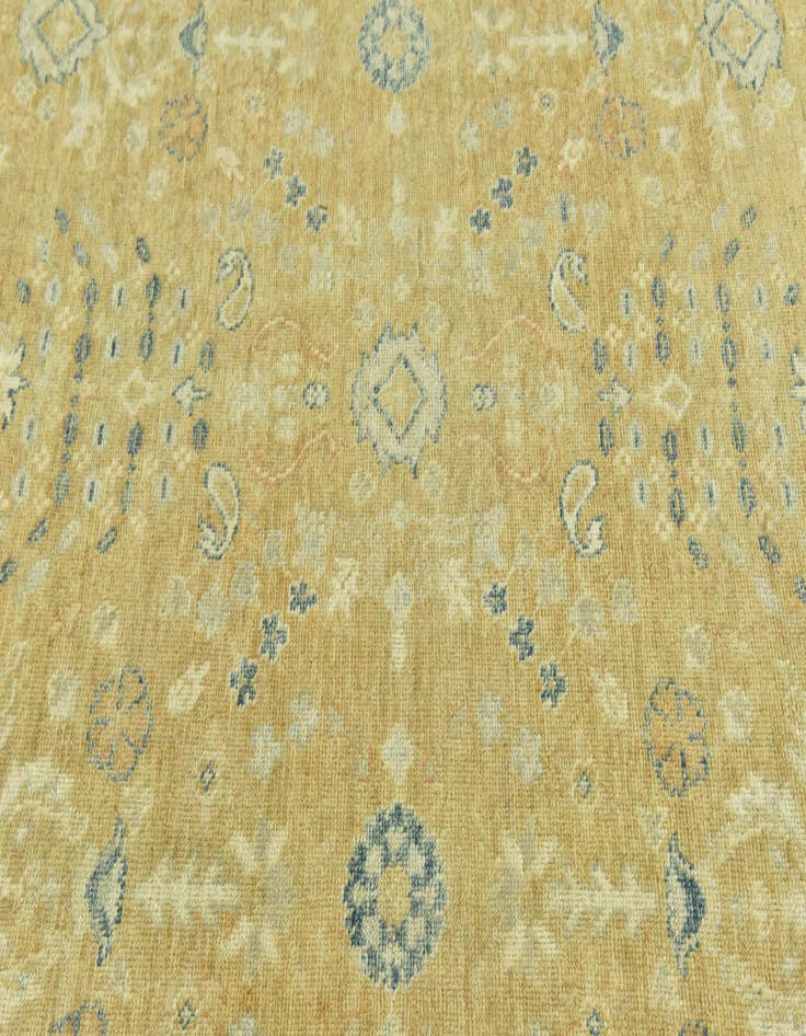 Detail image of  8' 5 x 9' 10  Hand Knotted Peshawar Ziegler Rug