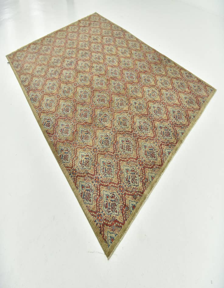 Detail image of  8' 4 x 11' 6  Hand Knotted Peshawar Ziegler Rug