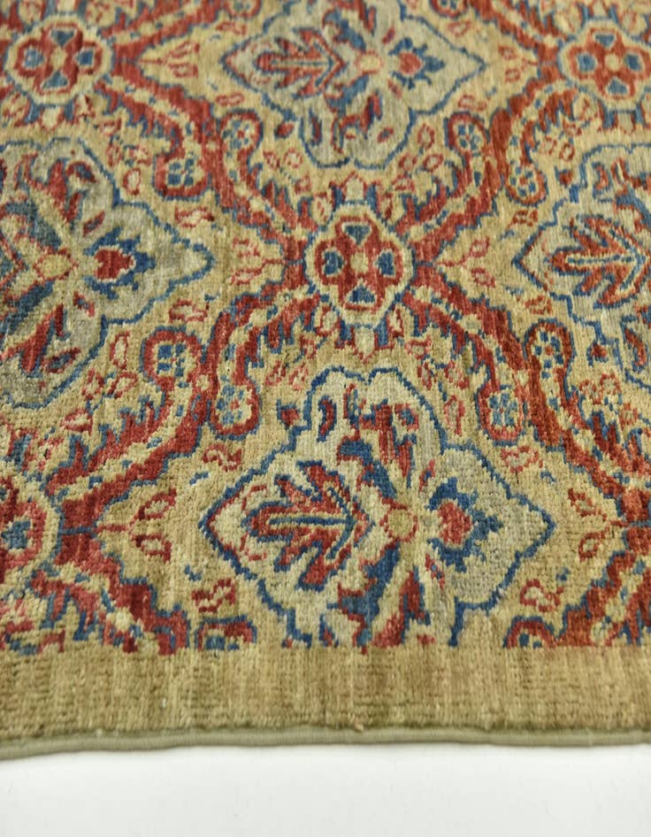 Detail image of  8' 4 x 11' 6  Hand Knotted Peshawar Ziegler Rug