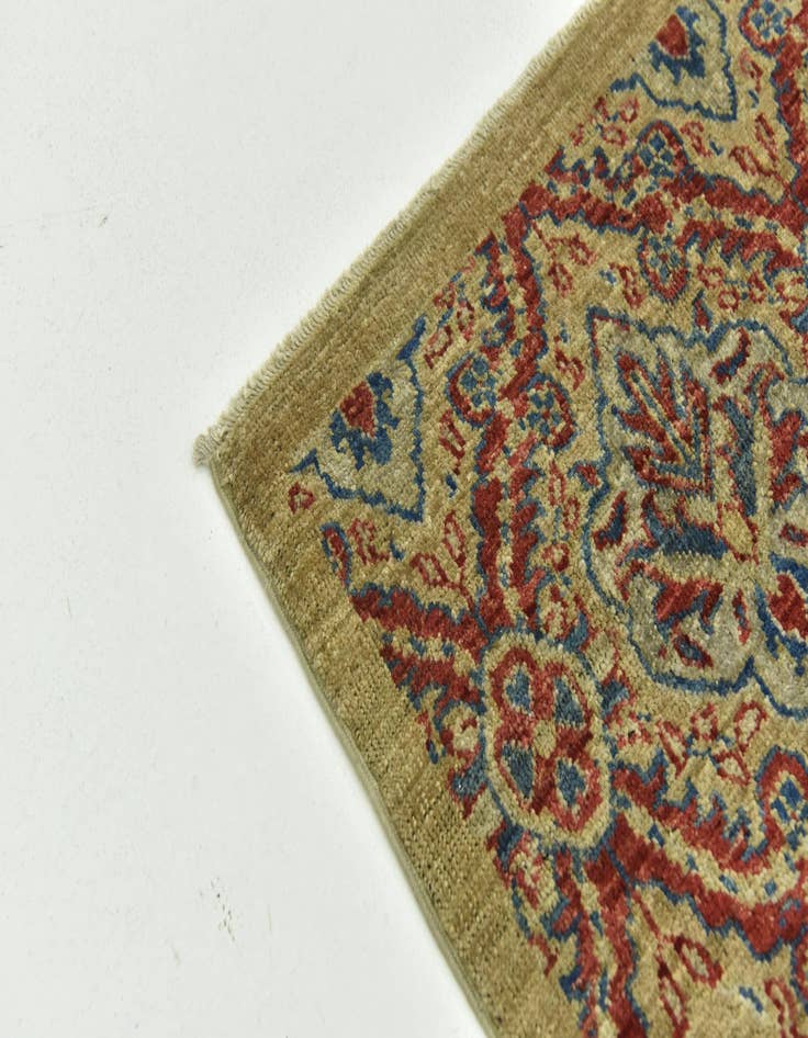 Detail image of  8' 4 x 11' 6  Hand Knotted Peshawar Ziegler Rug