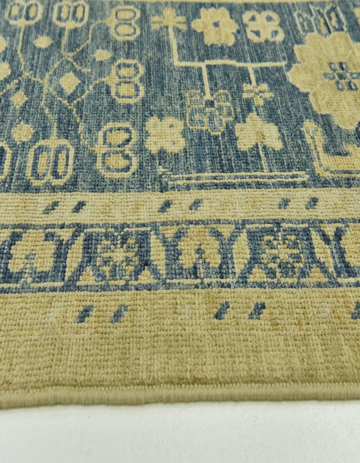 Detail image of  10' 5 x 14' 3  Hand Knotted Peshawar Ziegler Wool Rug