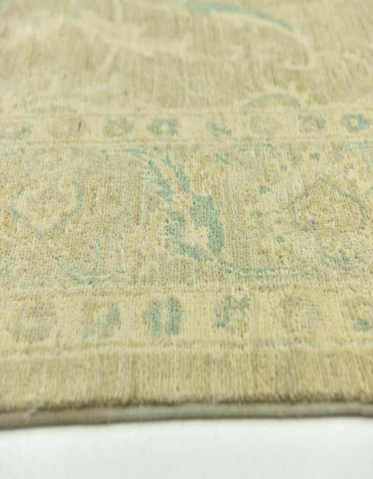 Detail image of  6' x 9' 9  Hand Knotted Peshawar Ziegler Rug