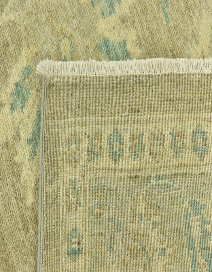 Detail image of  6' x 9' 9  Hand Knotted Peshawar Ziegler Rug