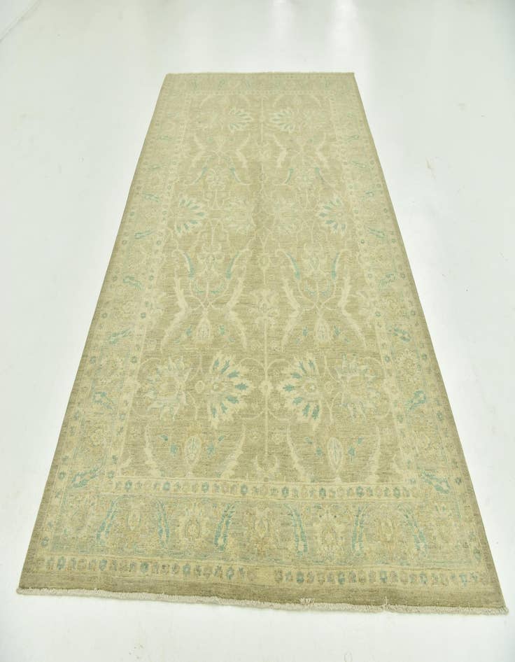 Detail image of  6' x 9' 9  Hand Knotted Peshawar Ziegler Rug