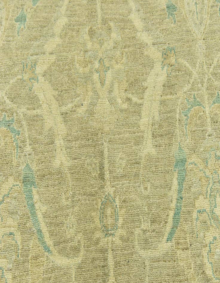 Detail image of  6' x 9' 9  Hand Knotted Peshawar Ziegler Rug