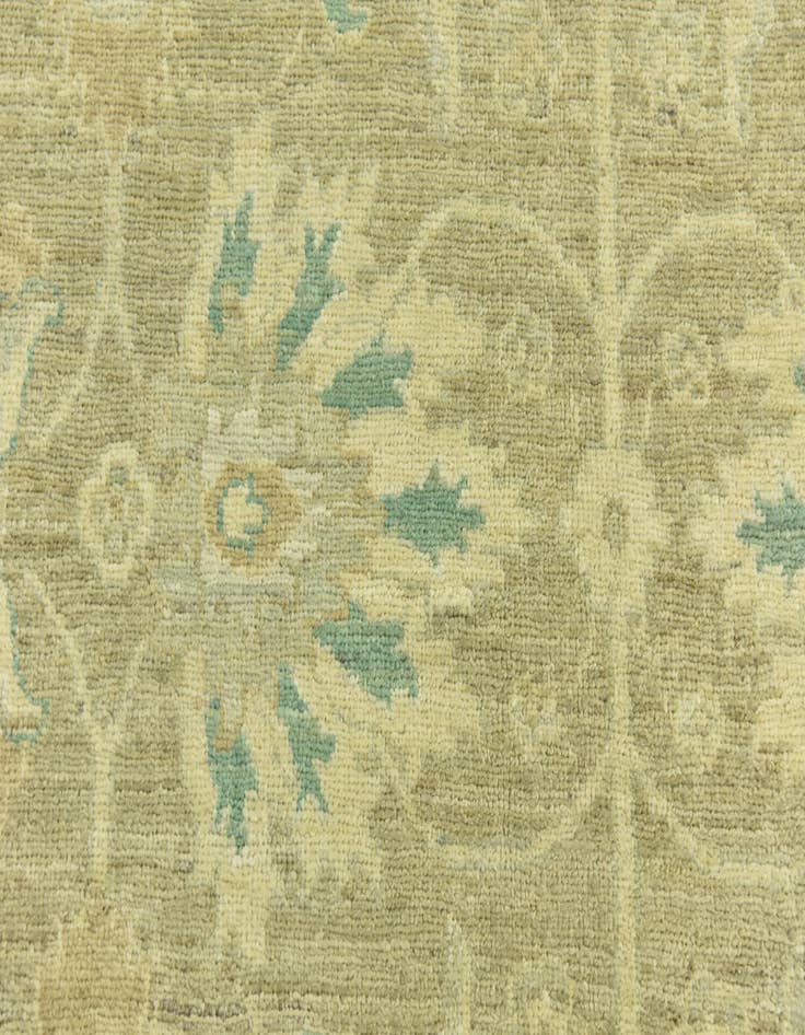 Detail image of  6' x 9' 9  Hand Knotted Peshawar Ziegler Rug