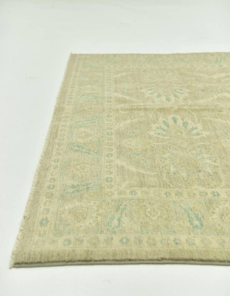 Detail image of  6' x 9' 9  Hand Knotted Peshawar Ziegler Rug