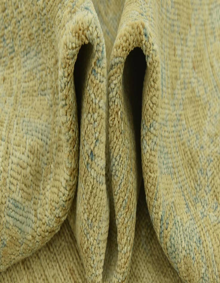 Detail image of  8' 8 x 9' 10  Hand Knotted Peshawar Ziegler Wool Rug