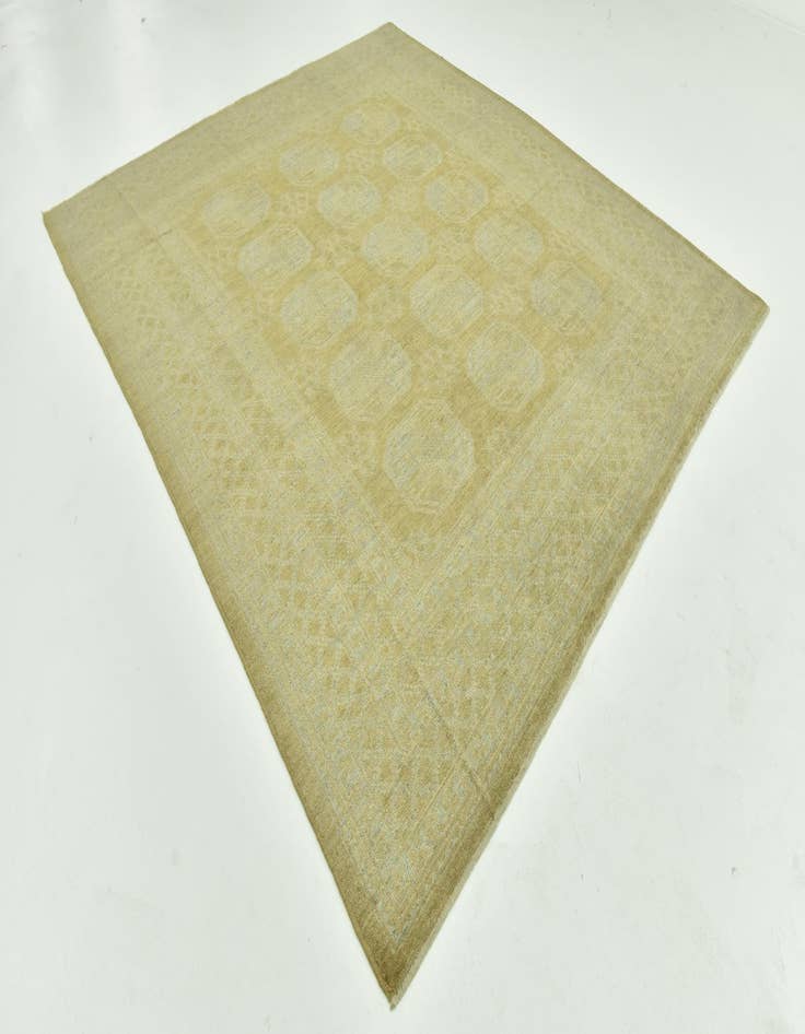 Detail image of  8' 8 x 9' 10  Hand Knotted Peshawar Ziegler Wool Rug