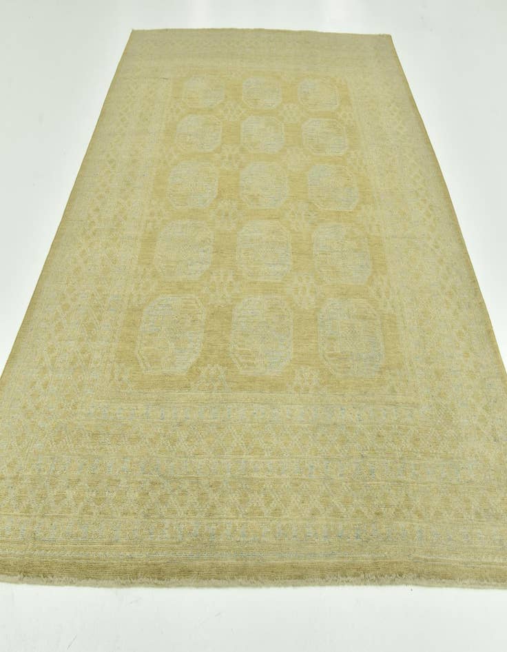 Detail image of  8' 8 x 9' 10  Hand Knotted Peshawar Ziegler Wool Rug