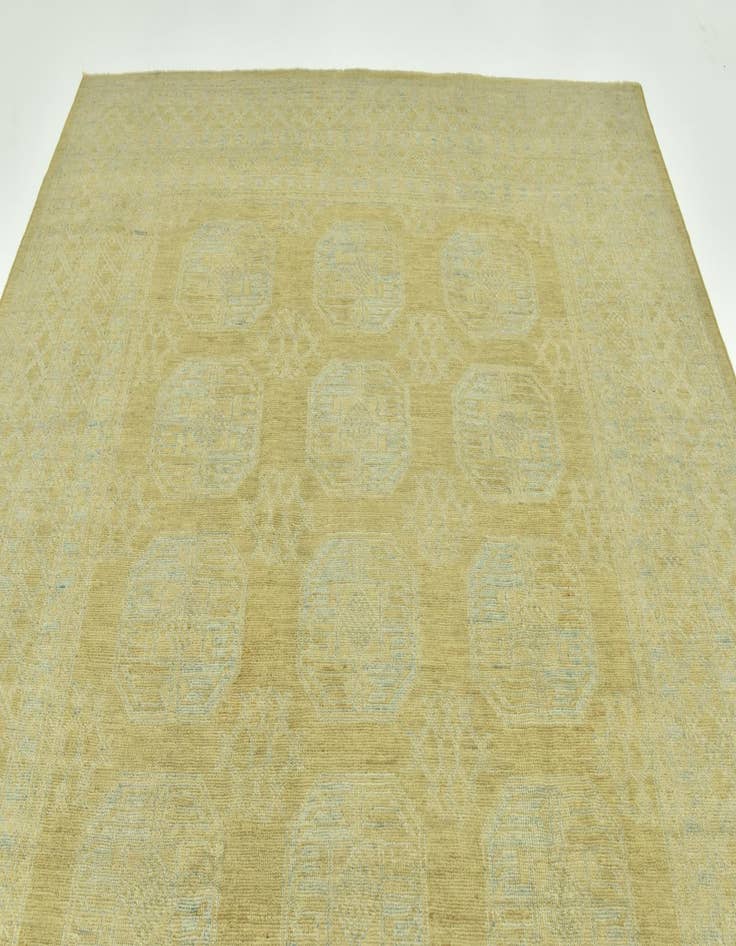 Detail image of  8' 8 x 9' 10  Hand Knotted Peshawar Ziegler Wool Rug